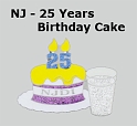 NJ-25_Years_Cake